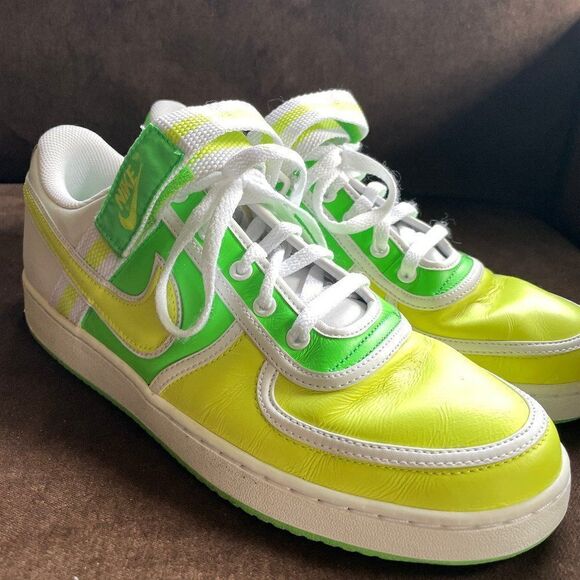 Nike Vandal Low Radiant Green Sonic Yellow Highlighter Heroes 2007 Mens 12 US 46 - Picture 1 of 10